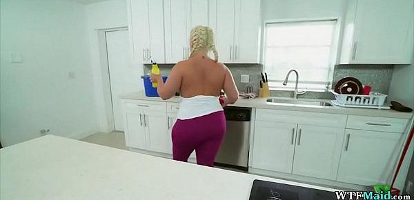  Slutty Thick Blonde new hire